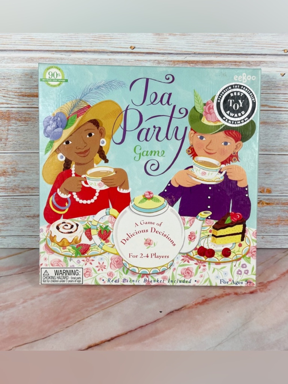 Eeboo Tea Party Game - ages 5+. EUC - like new!
